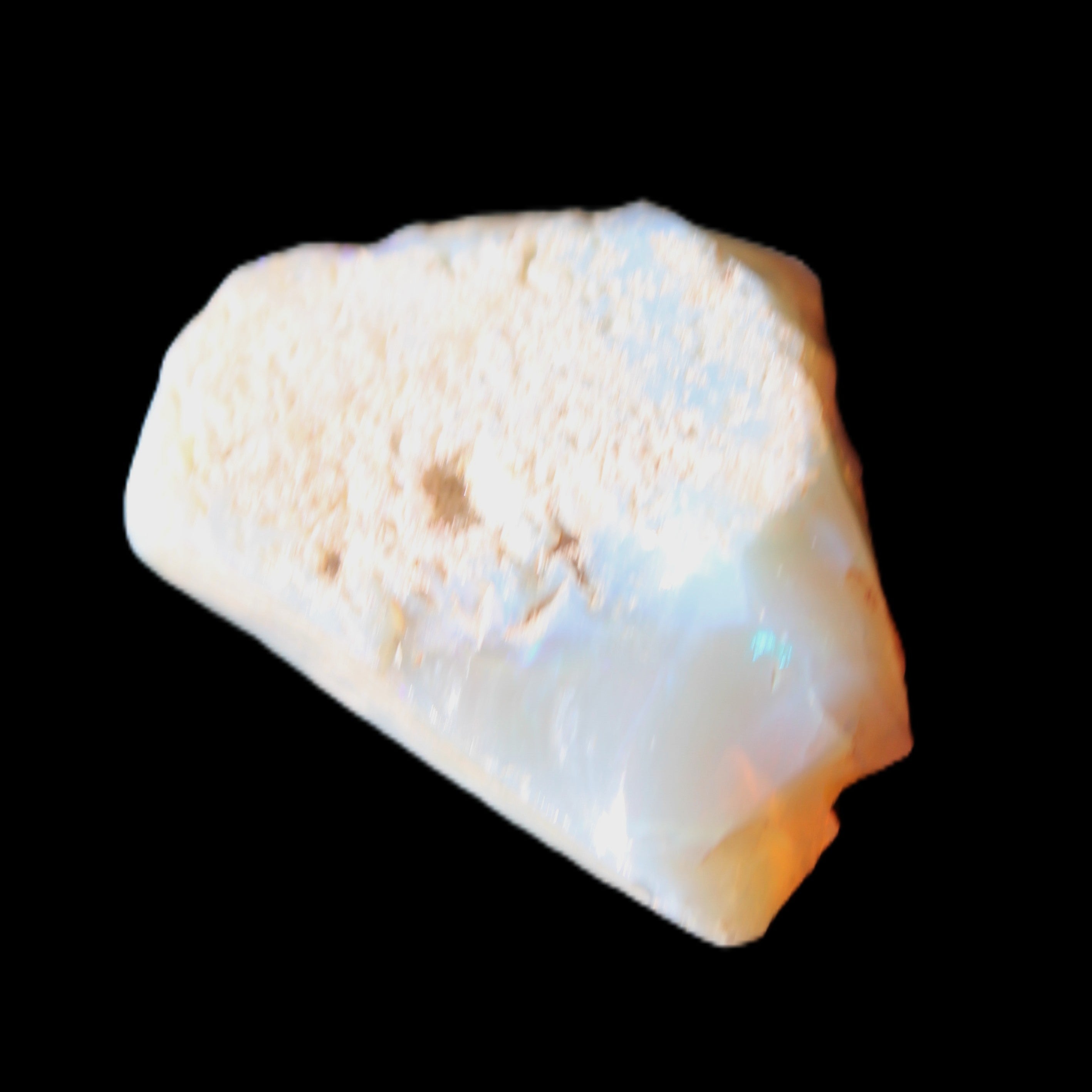 Natural Australian stone opal 26mm 28ct 5.6g in sunlight - Rocks and Things Store