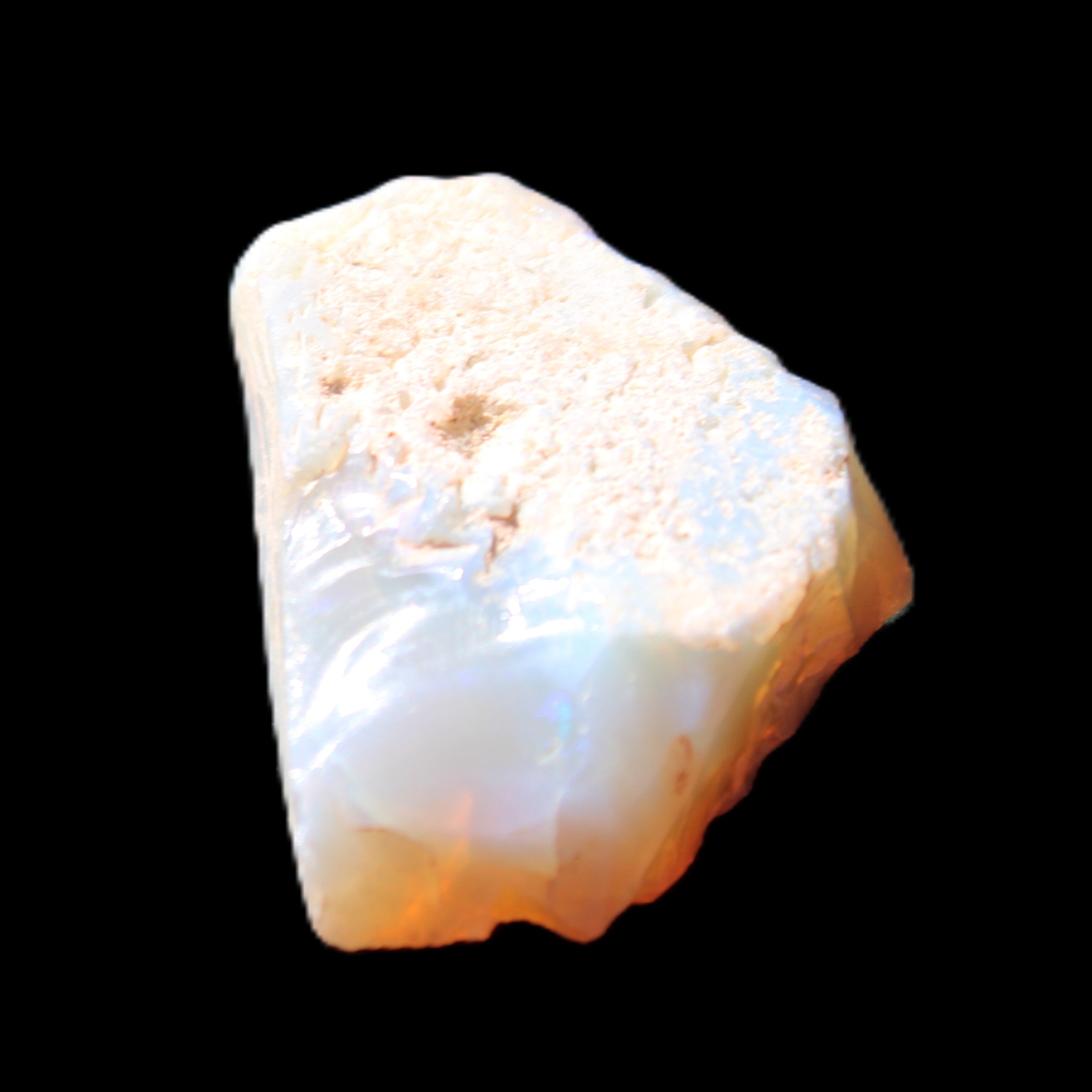 Natural Australian stone opal 26mm 28ct 5.6g in sunlight - Rocks and Things Store