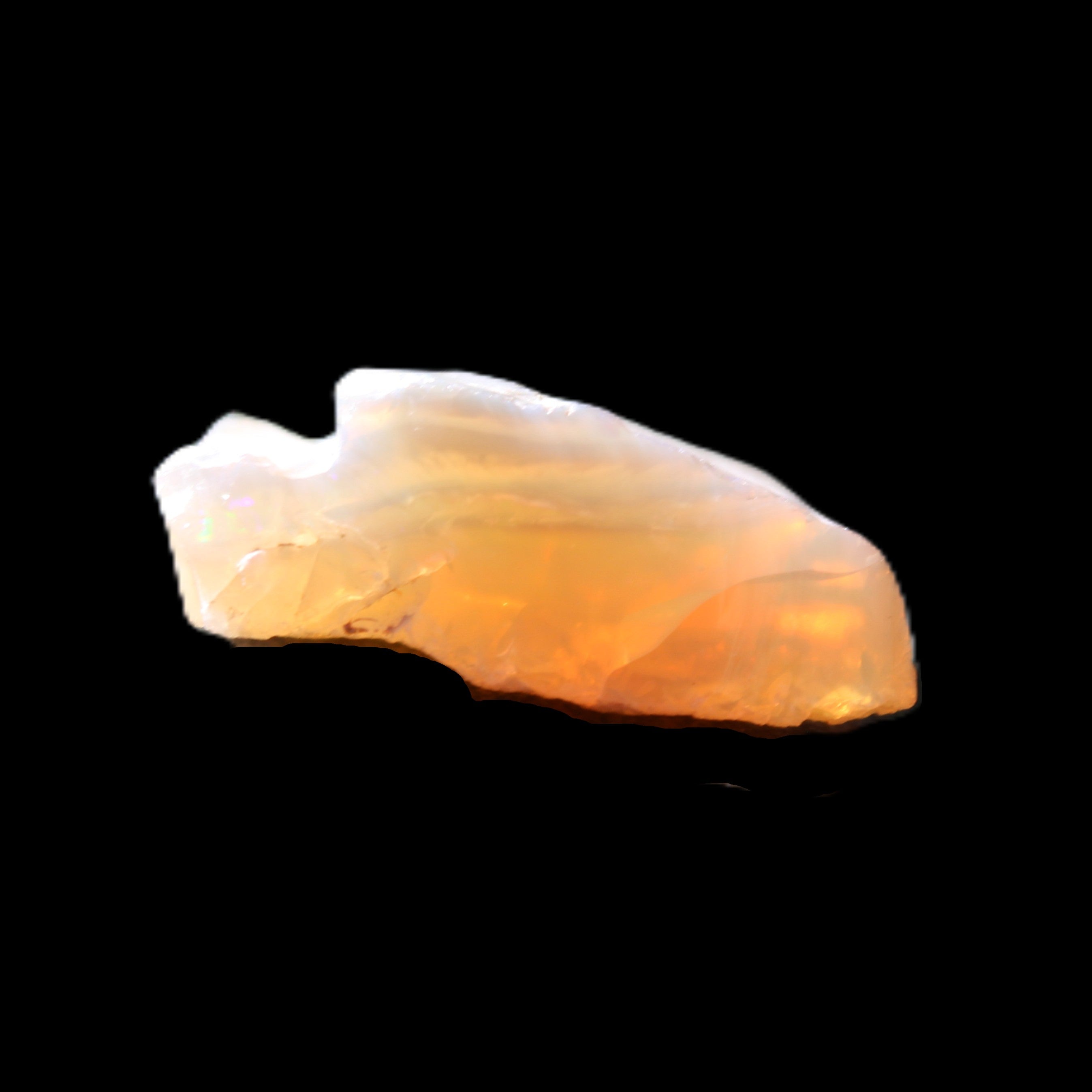 Natural Australian opal stone 25mm 24.5ct 4.9g in sunlight - Rocks and Things Store