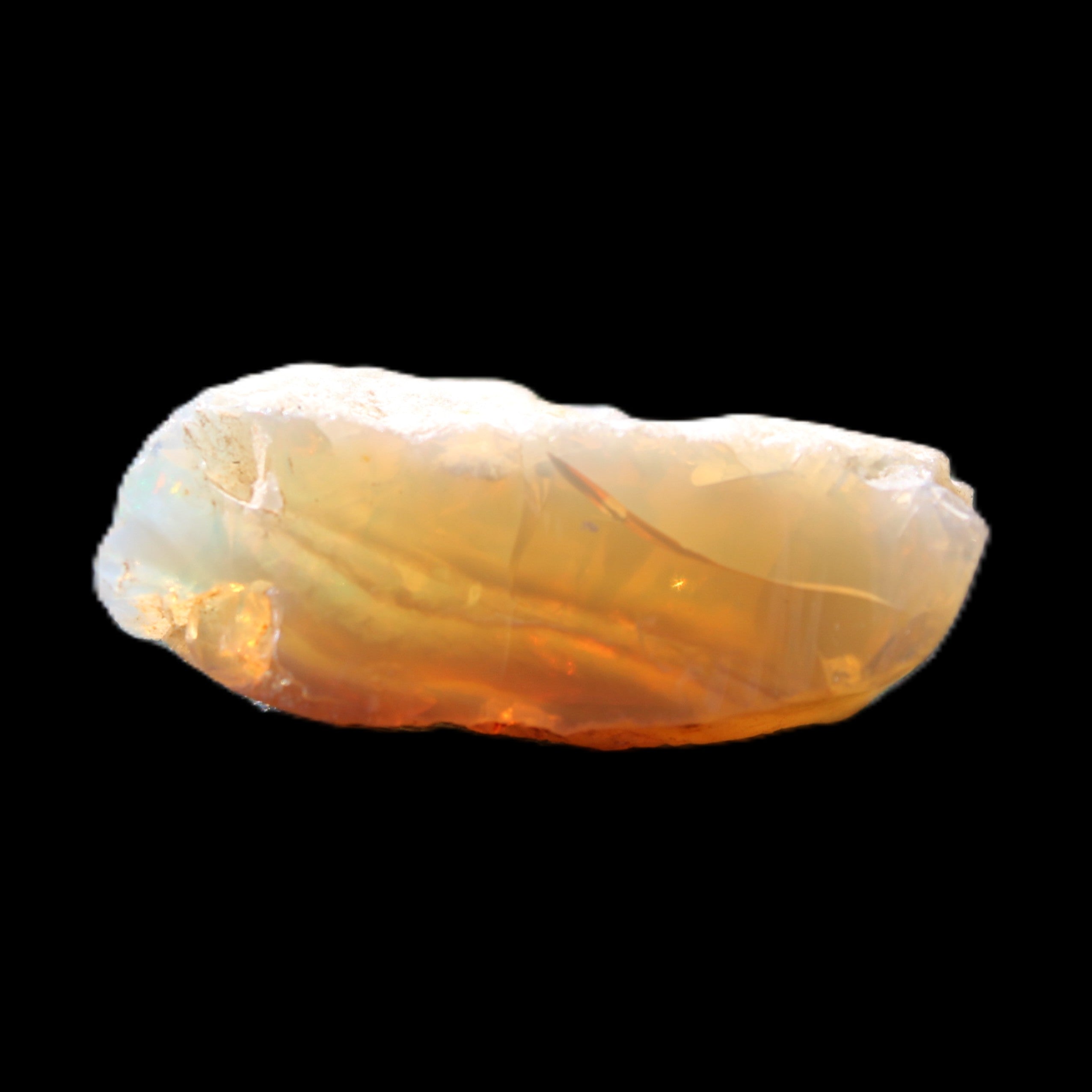 Australian opal stone 26mm 12ct 2.4g in bright sunshine - Rocks and Things Store