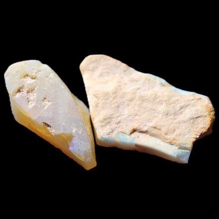 Natural Australian opal 26/22mm 19.5ct 3.9g in sunlight - Rocks and Things Store