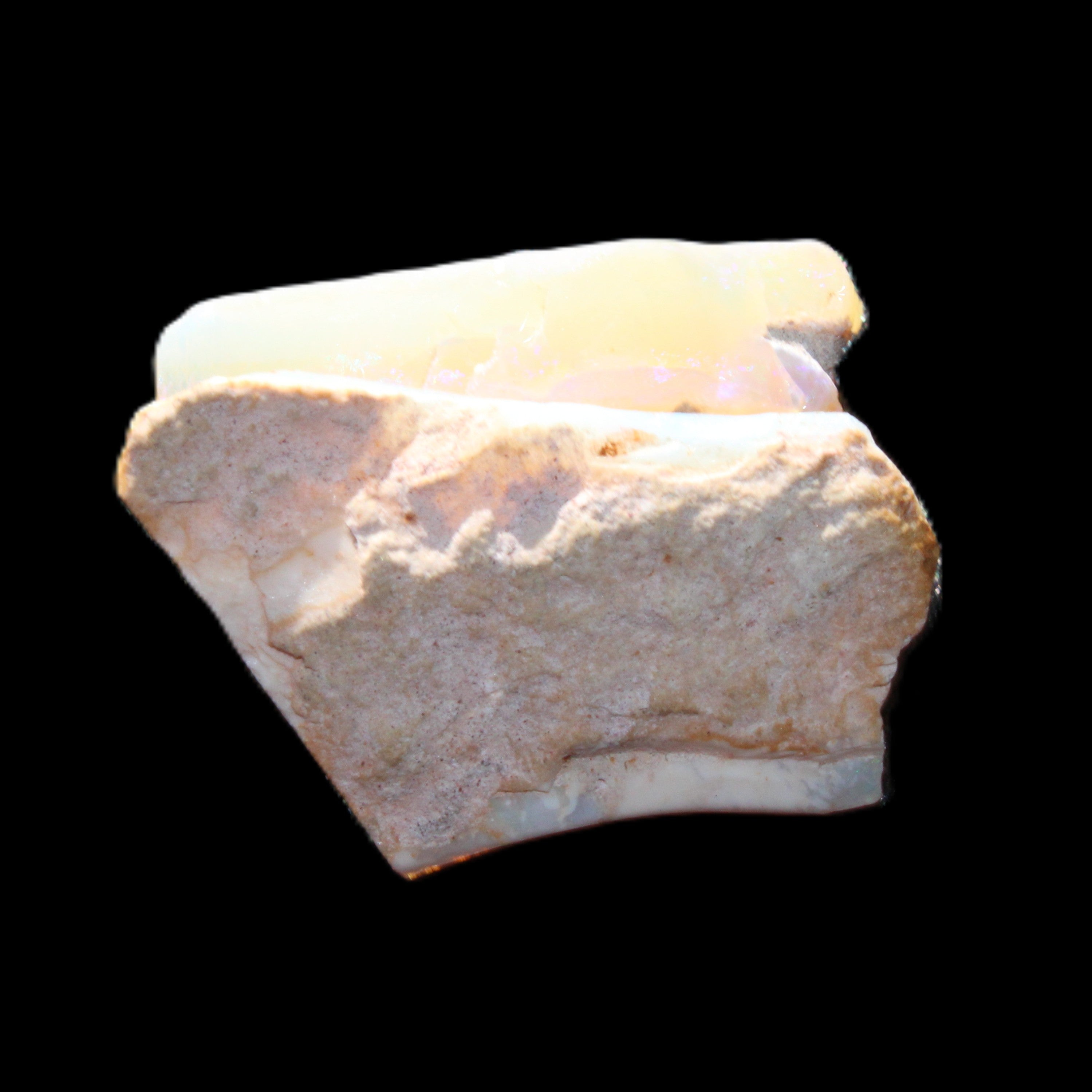 Natural Australian opal 26/22mm 19.5ct 3.9g in sunlight - Rocks and Things Store