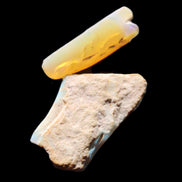 Natural Australian opal 26/22mm 19.5ct 3.9g in sunlight - Rocks and Things Store