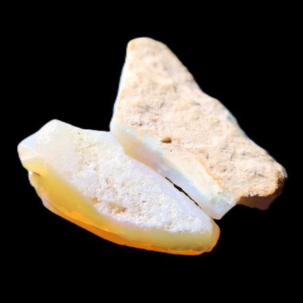 Natural Australian opal 26/22mm 19.5ct 3.9g in sunlight - Rocks and Things Store