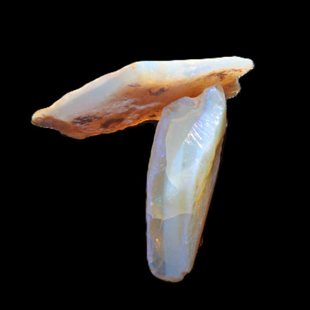 Natural Australian opal 26/22mm 19.5ct 3.9g in sunlight - Rocks and Things Store