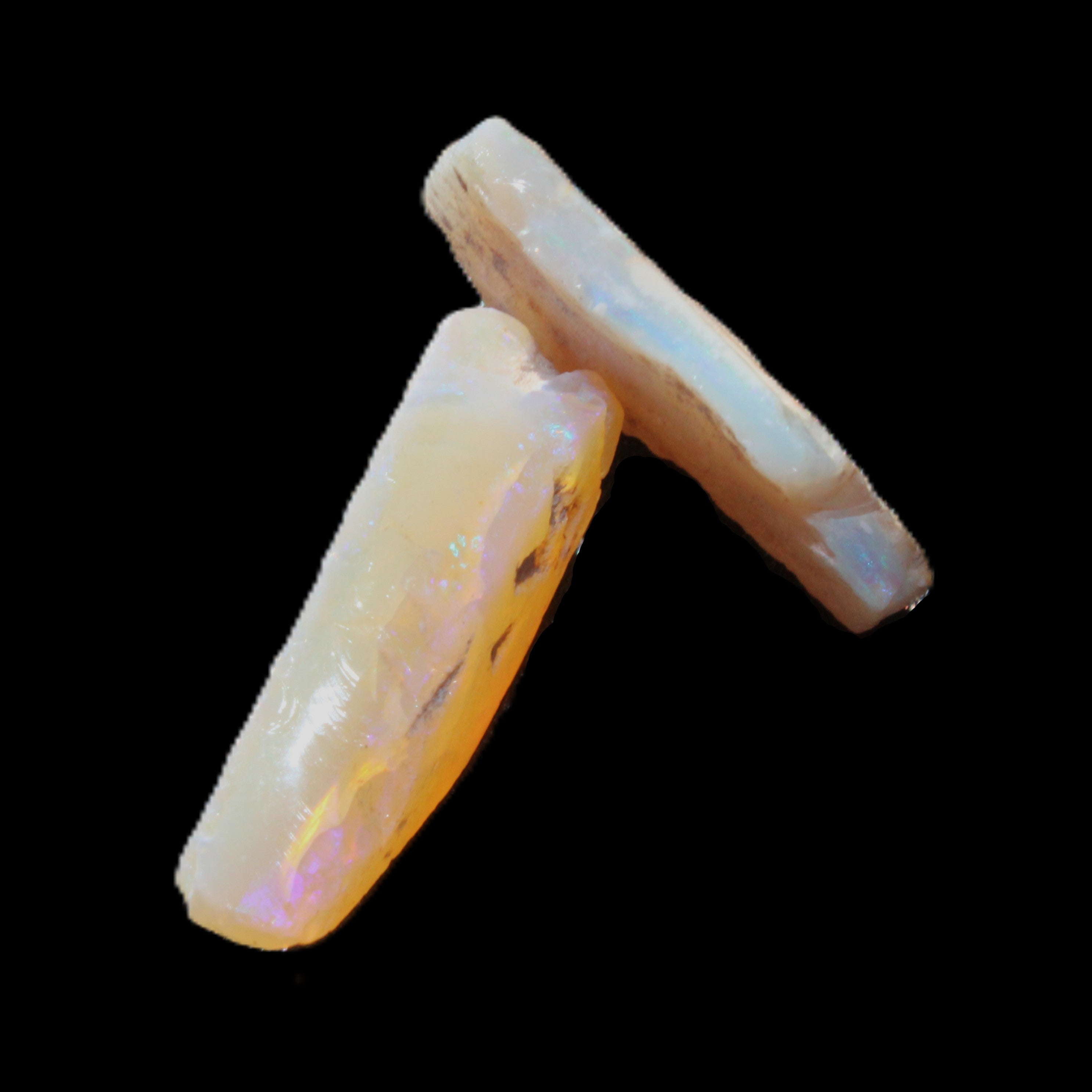 Natural Australian opal 26/22mm 19.5ct 3.9g in sunlight - Rocks and Things Store