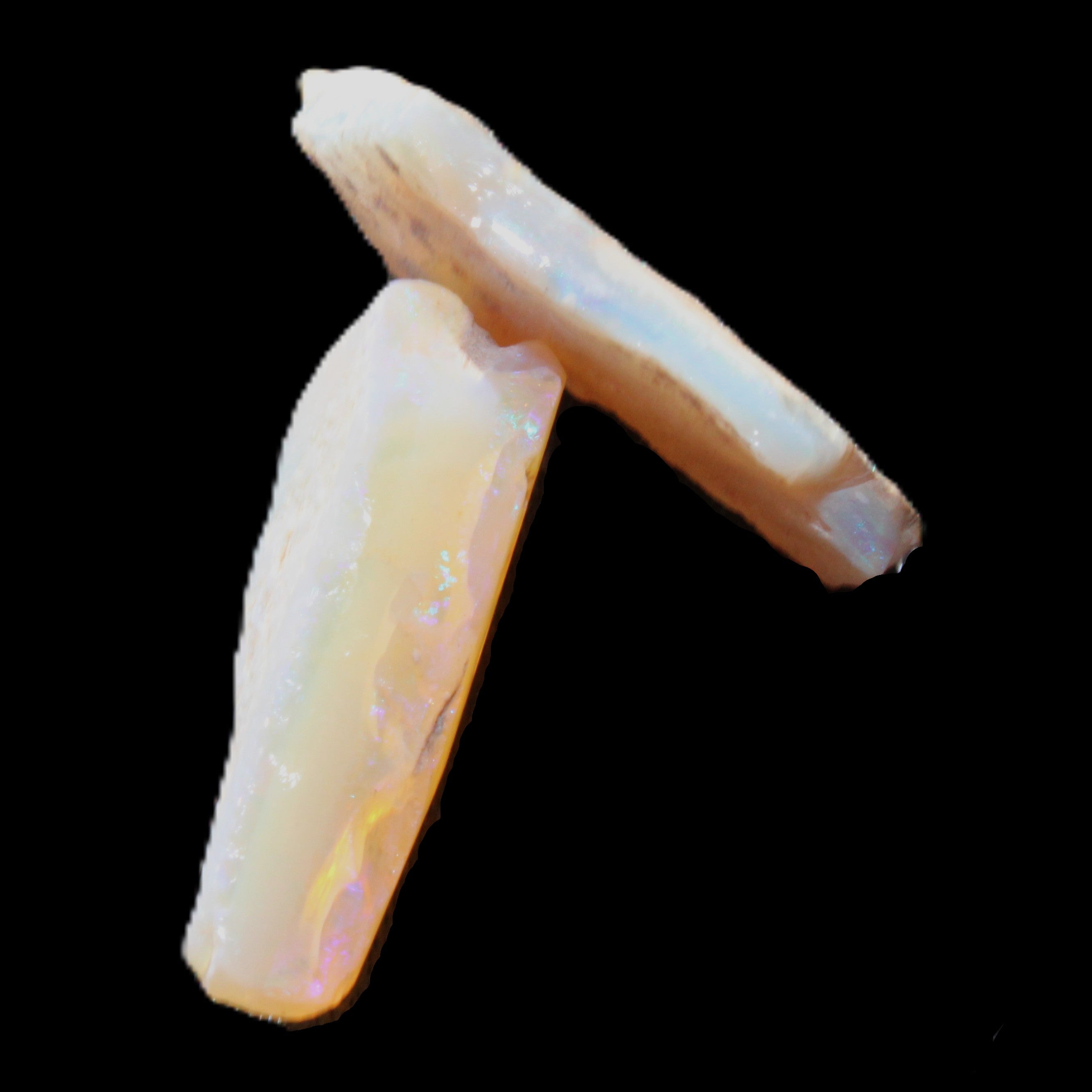 Natural Australian opal 26/22mm 19.5ct 3.9g in sunlight - Rocks and Things Store