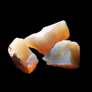 Natural Australian opal 3 stones 20/13/13mm 25ct 5g in sunlight - Rocks and Things Store