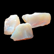 Natural Australian opal 3 stones 20/13/13mm 25ct 5g in sunlight - Rocks and Things Store