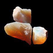Natural Australian opal 3 stones 20/13/13mm 25ct 5g in sunlight - Rocks and Things Store