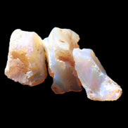 Natural Australian opal 3 stones 11-16mm 2.9-3.2g in sunlight - Rocks and Things Store