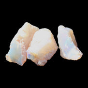 Natural Australian opal 3 stones 11-16mm 2.9-3.2g in sunlight - Rocks and Things Store