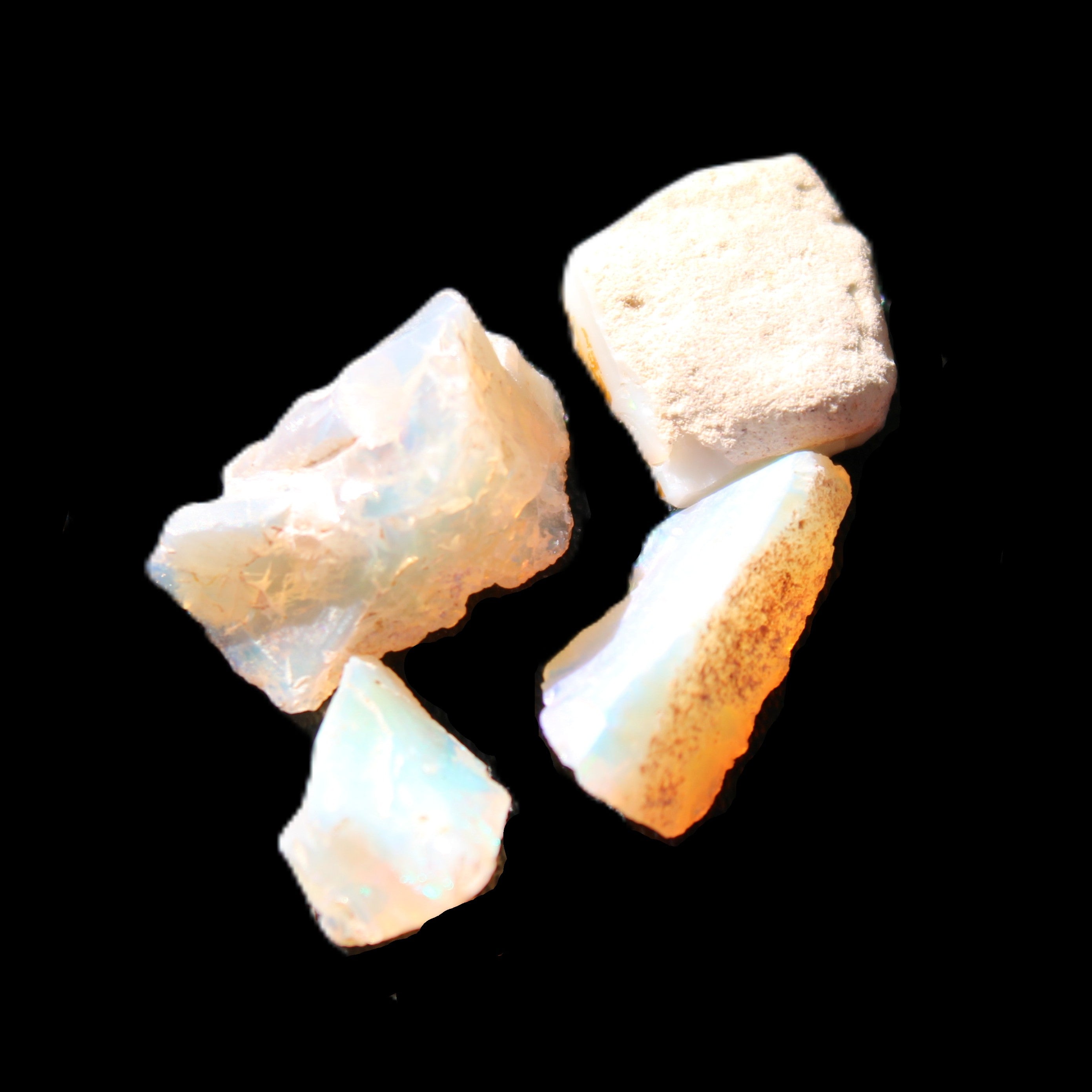 Australian opal 12/11/11/9mm 9ct 1.8g in bright sunlight - Rocks and Things Store