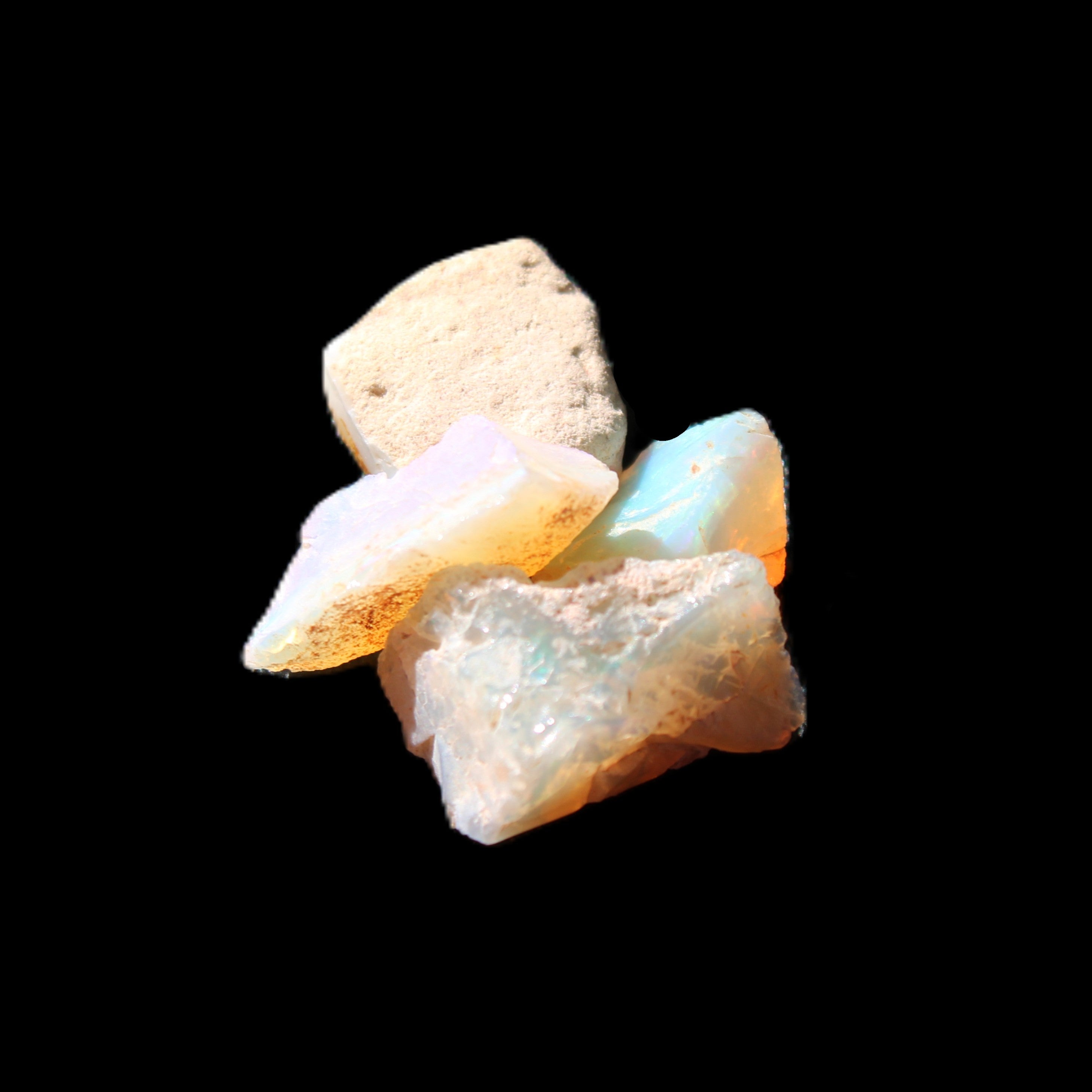 Australian opal 12/11/11/9mm 9ct 1.8g in bright sunlight - Rocks and Things Store