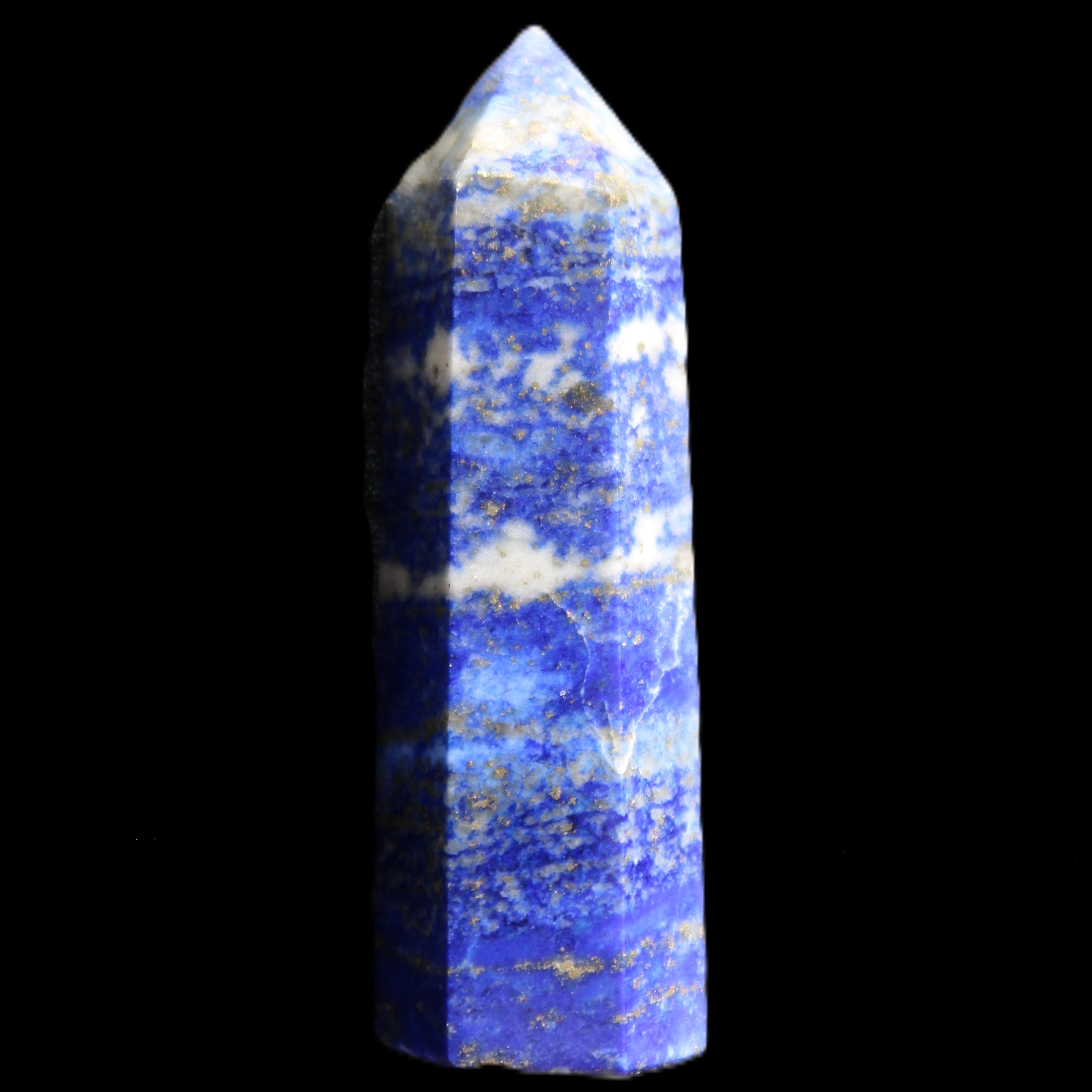 Lapis Lazuli wand 51mm 23g in sunlight - Rocks and Things Store