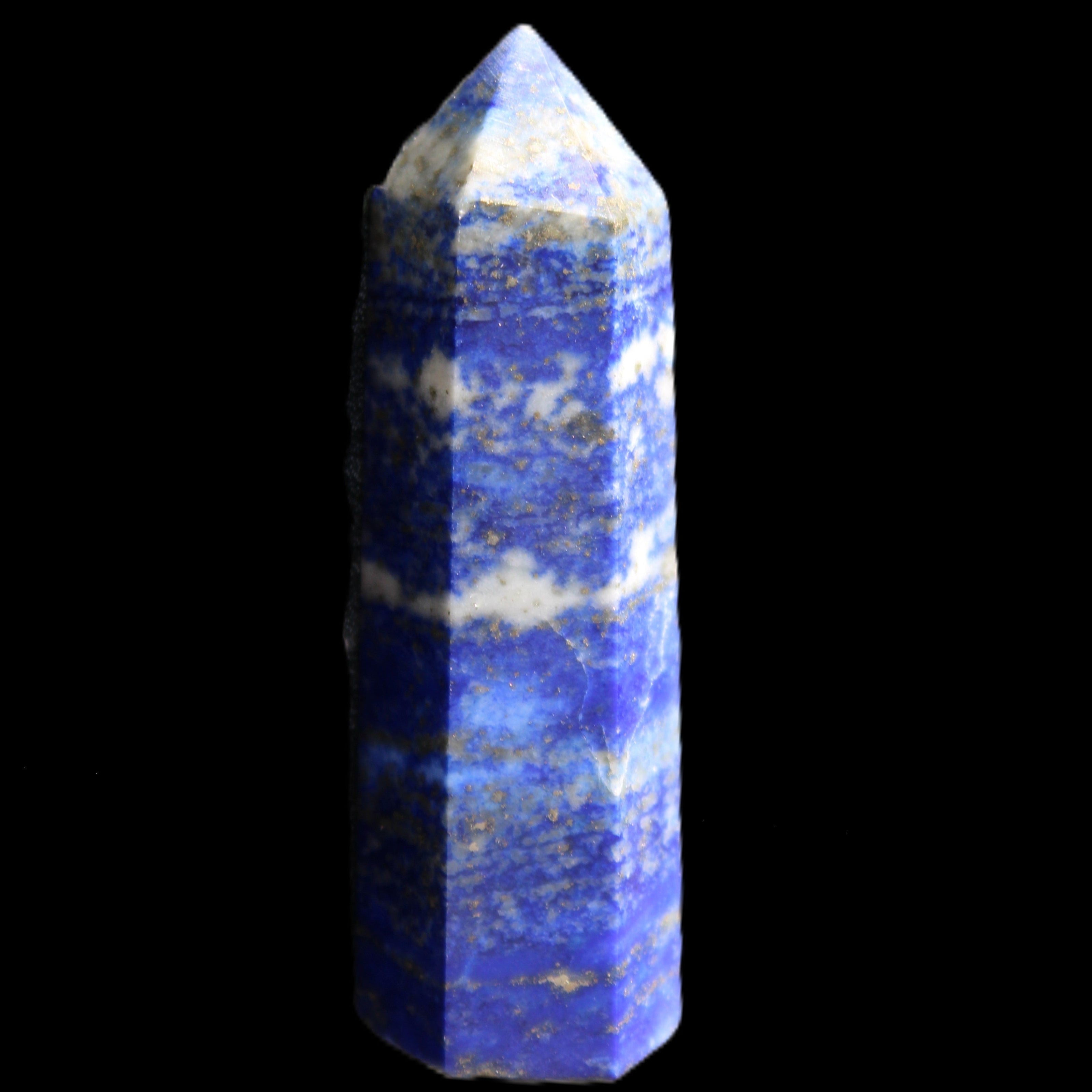 Lapis Lazuli wand 51mm 23g in sunlight - Rocks and Things Store