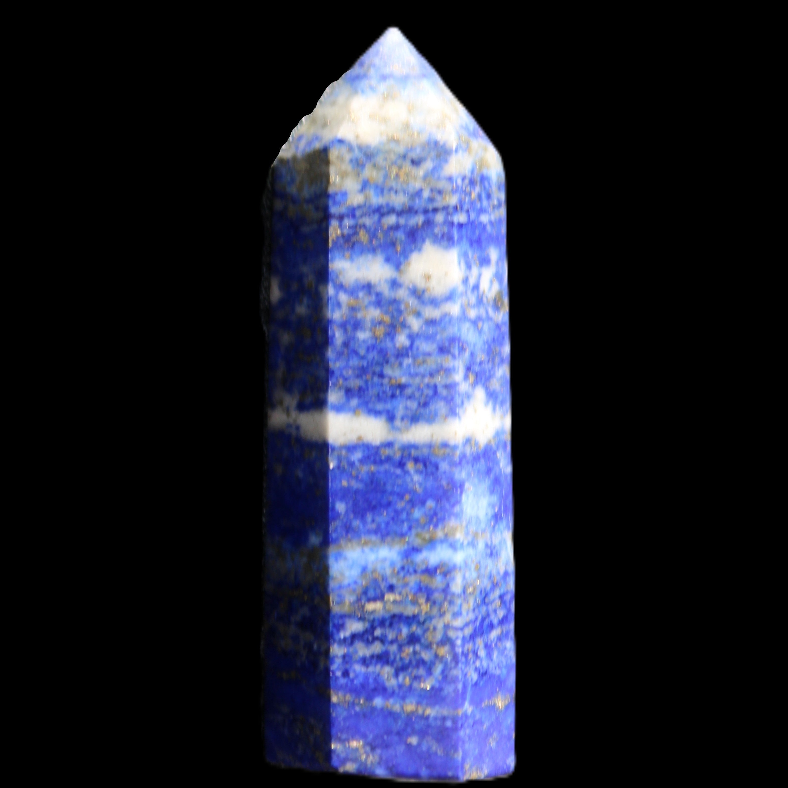 Lapis Lazuli wand 51mm 23g in sunlight - Rocks and Things Store
