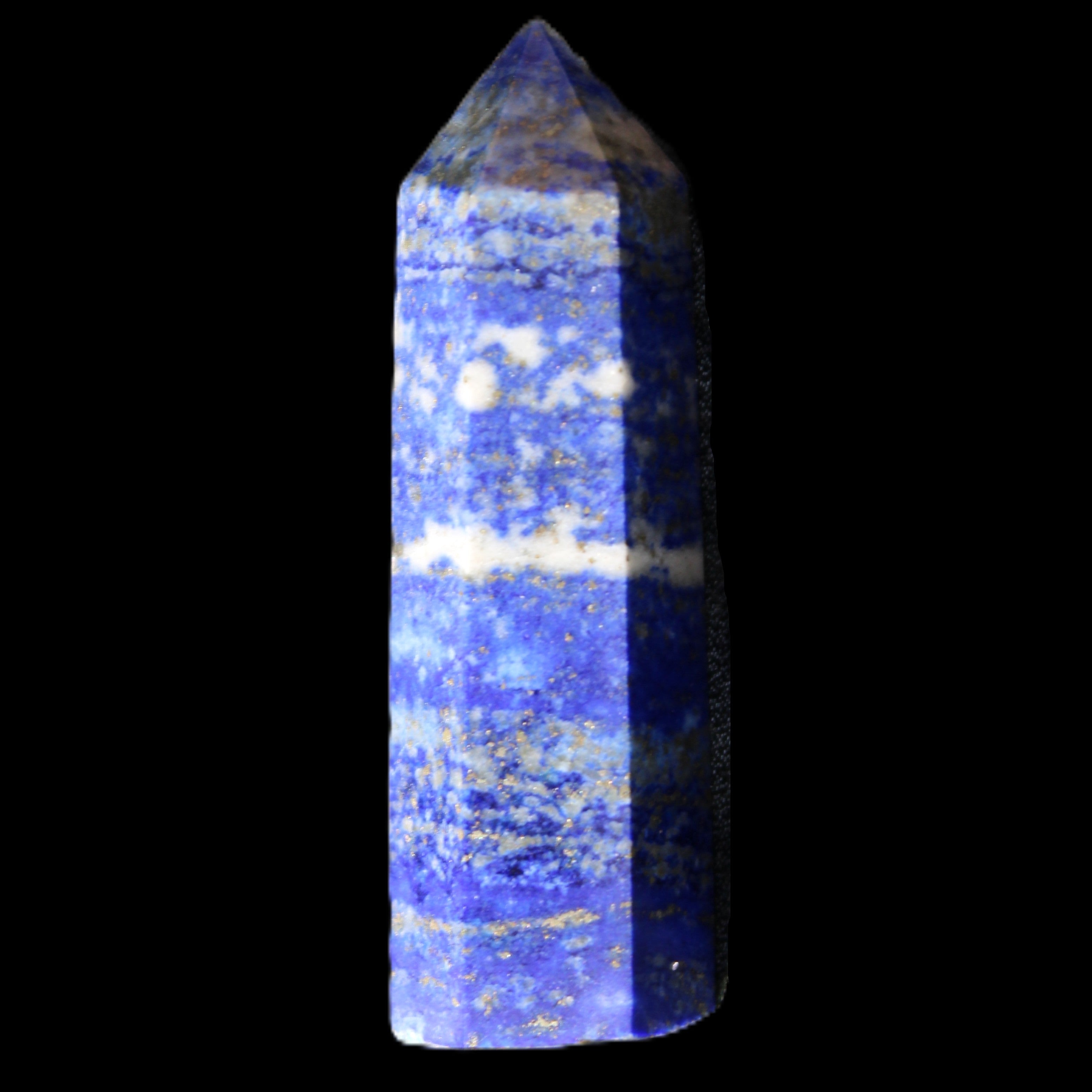 Lapis Lazuli wand 51mm 23g in sunlight - Rocks and Things Store