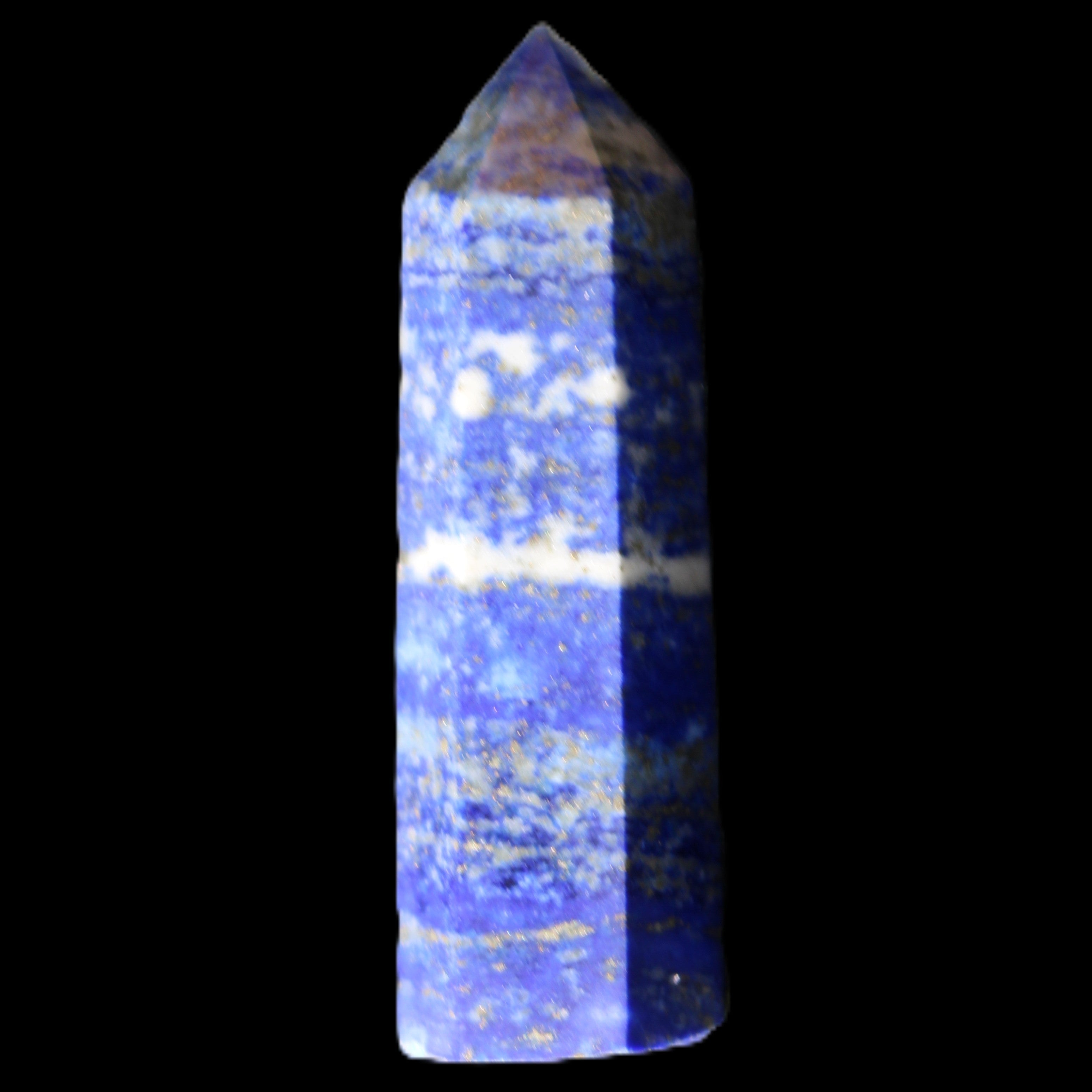 Lapis Lazuli wand 51mm 23g in sunlight - Rocks and Things Store