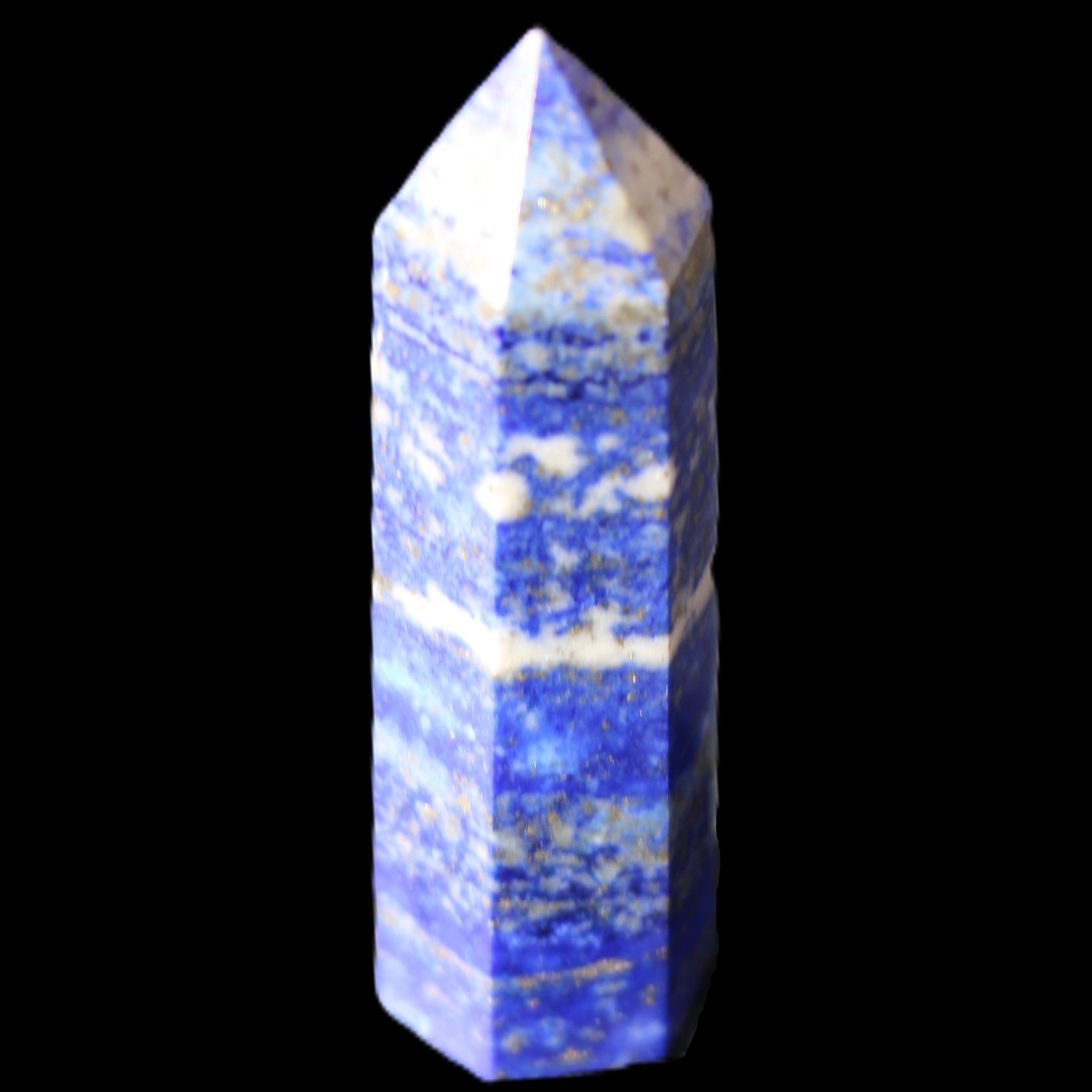 Lapis Lazuli wand 51mm 23g in sunlight - Rocks and Things Store