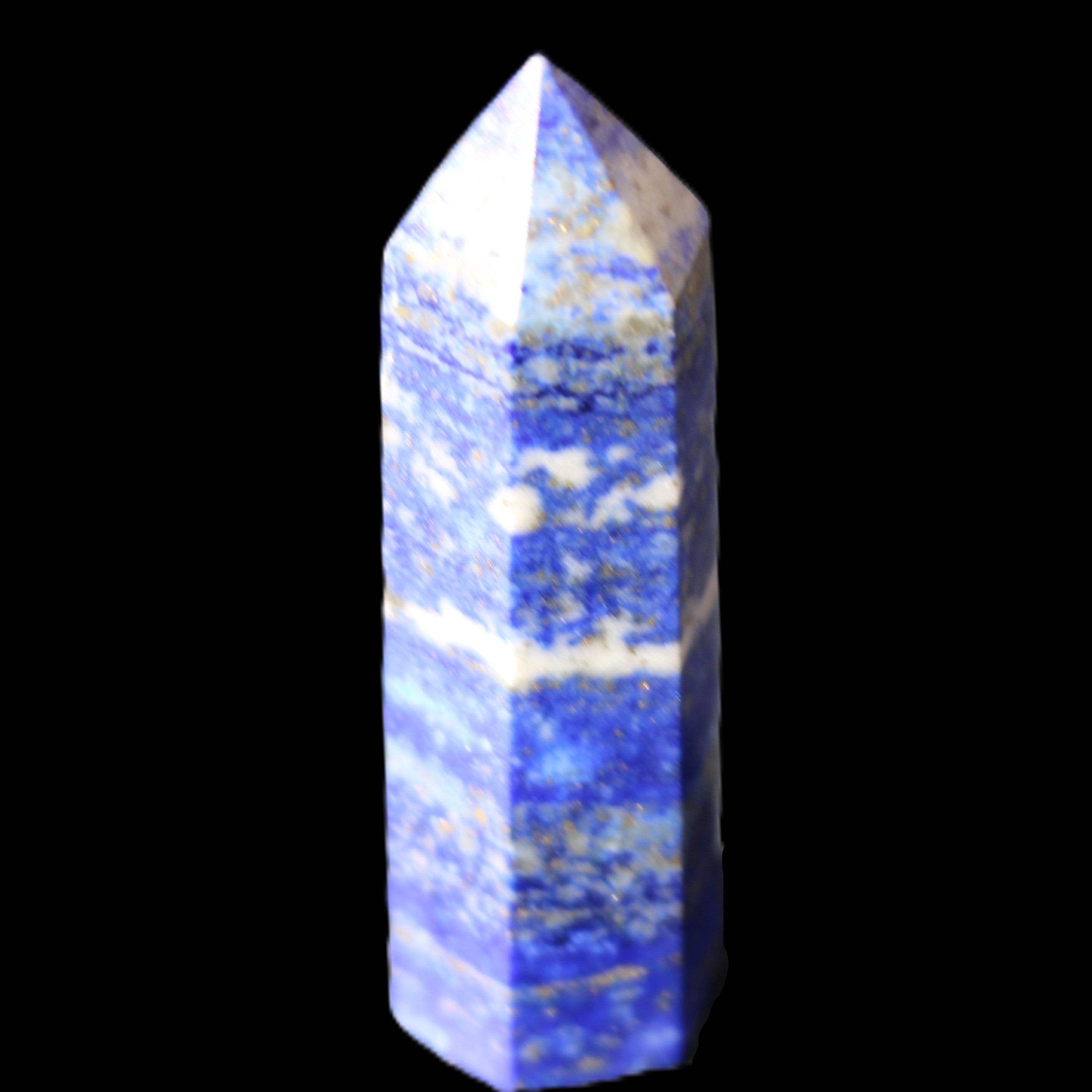 Lapis Lazuli wand 51mm 23g in sunlight - Rocks and Things Store