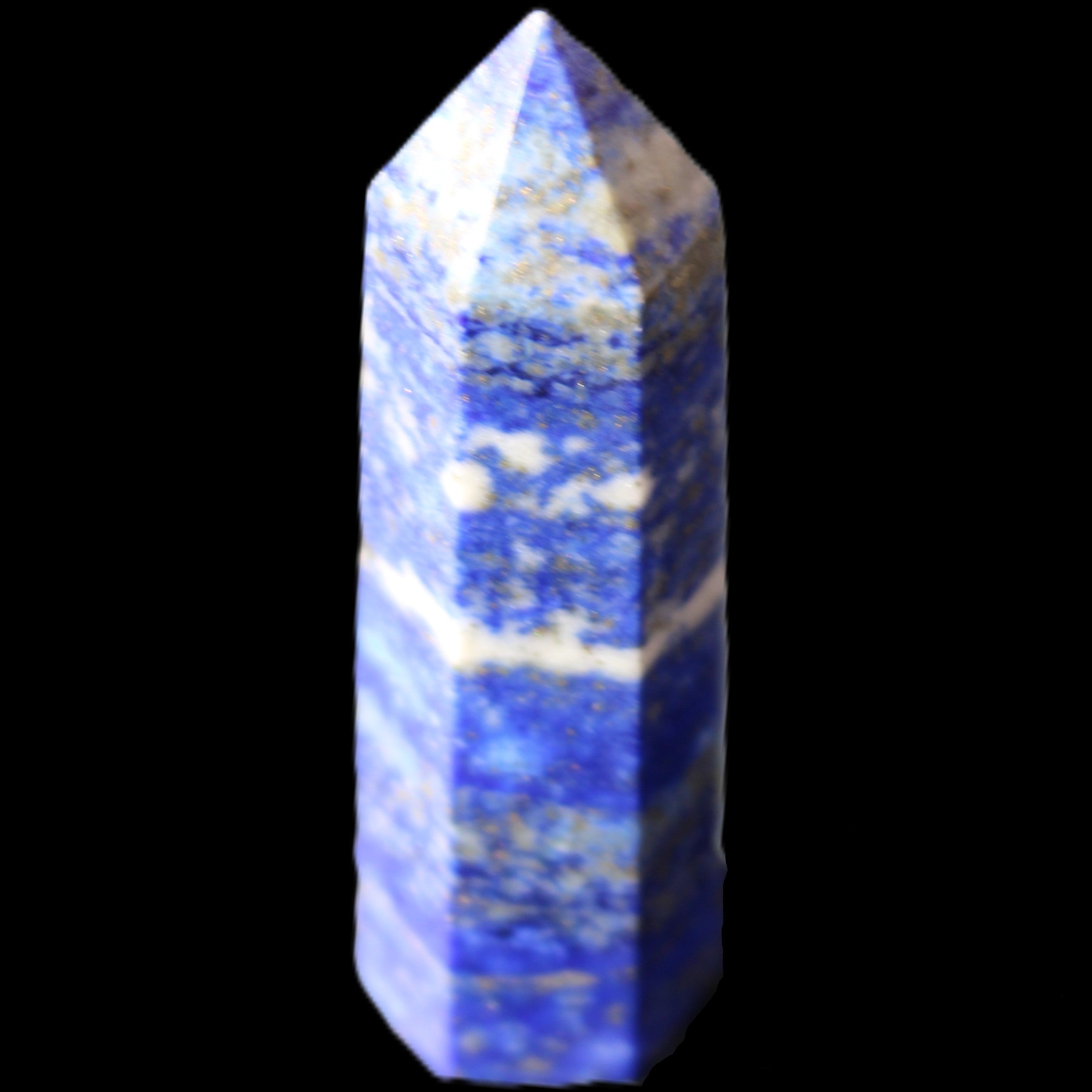 Lapis Lazuli wand 51mm 23g in sunlight - Rocks and Things Store
