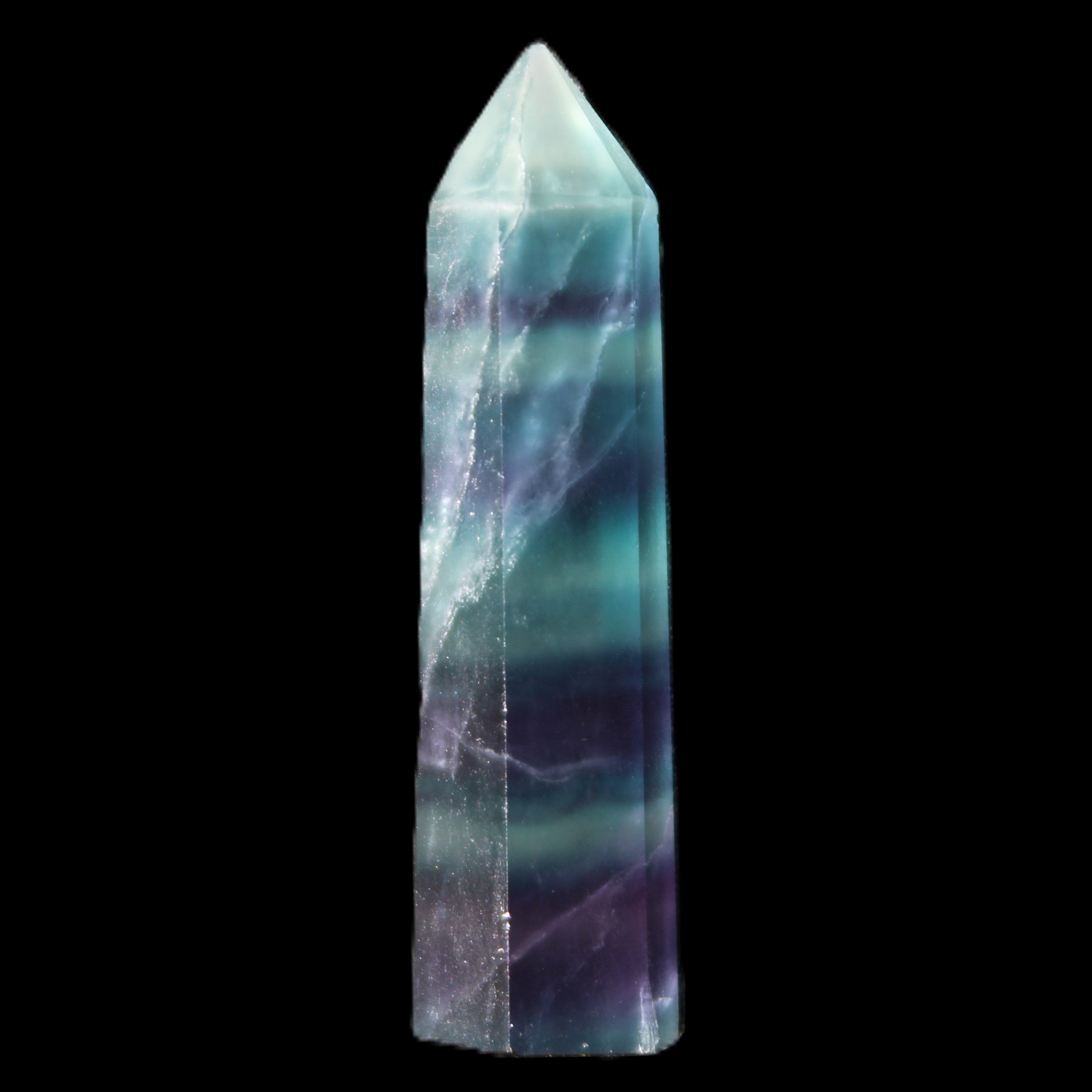 Fluorite wand 45-50mm 14-15g in sunlight - Rocks and Things Store