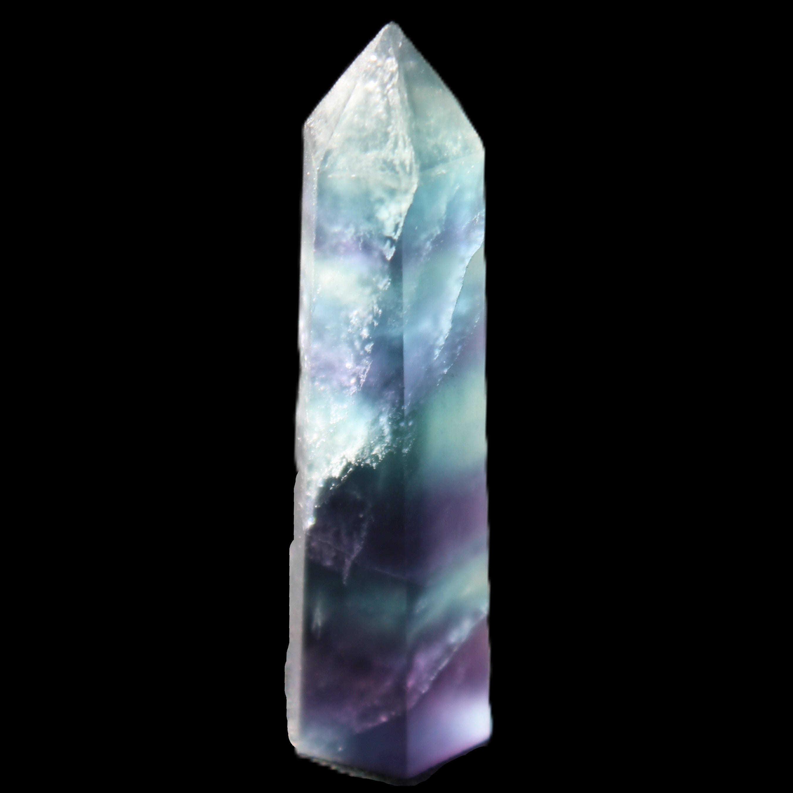 Fluorite wand 45-50mm 14-15g in sunlight - Rocks and Things Store