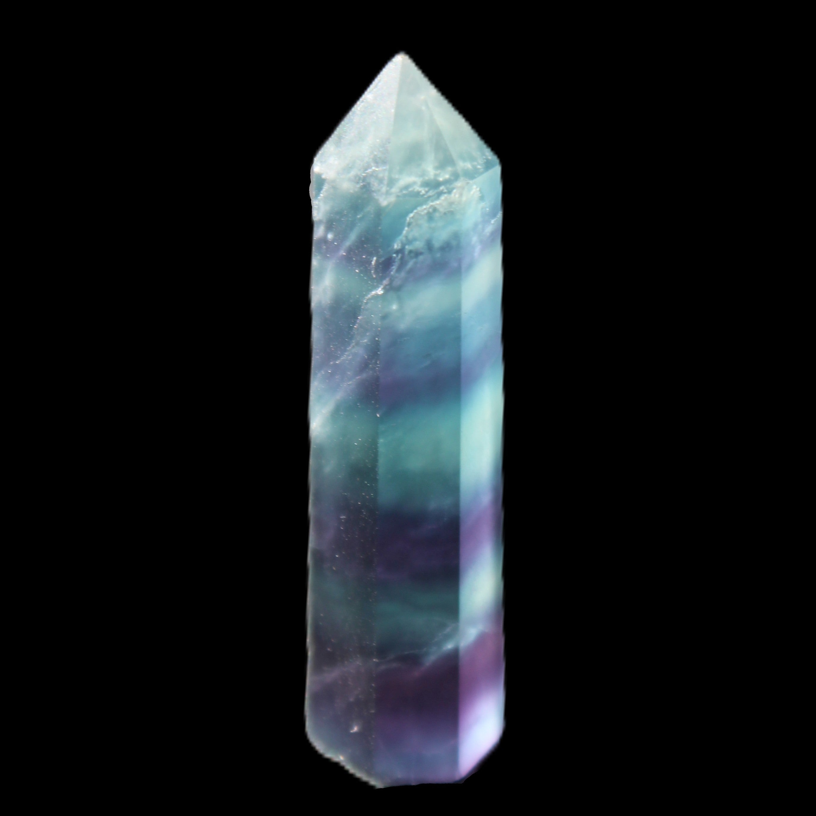 Fluorite wand 45-50mm 14-15g in sunlight - Rocks and Things Store