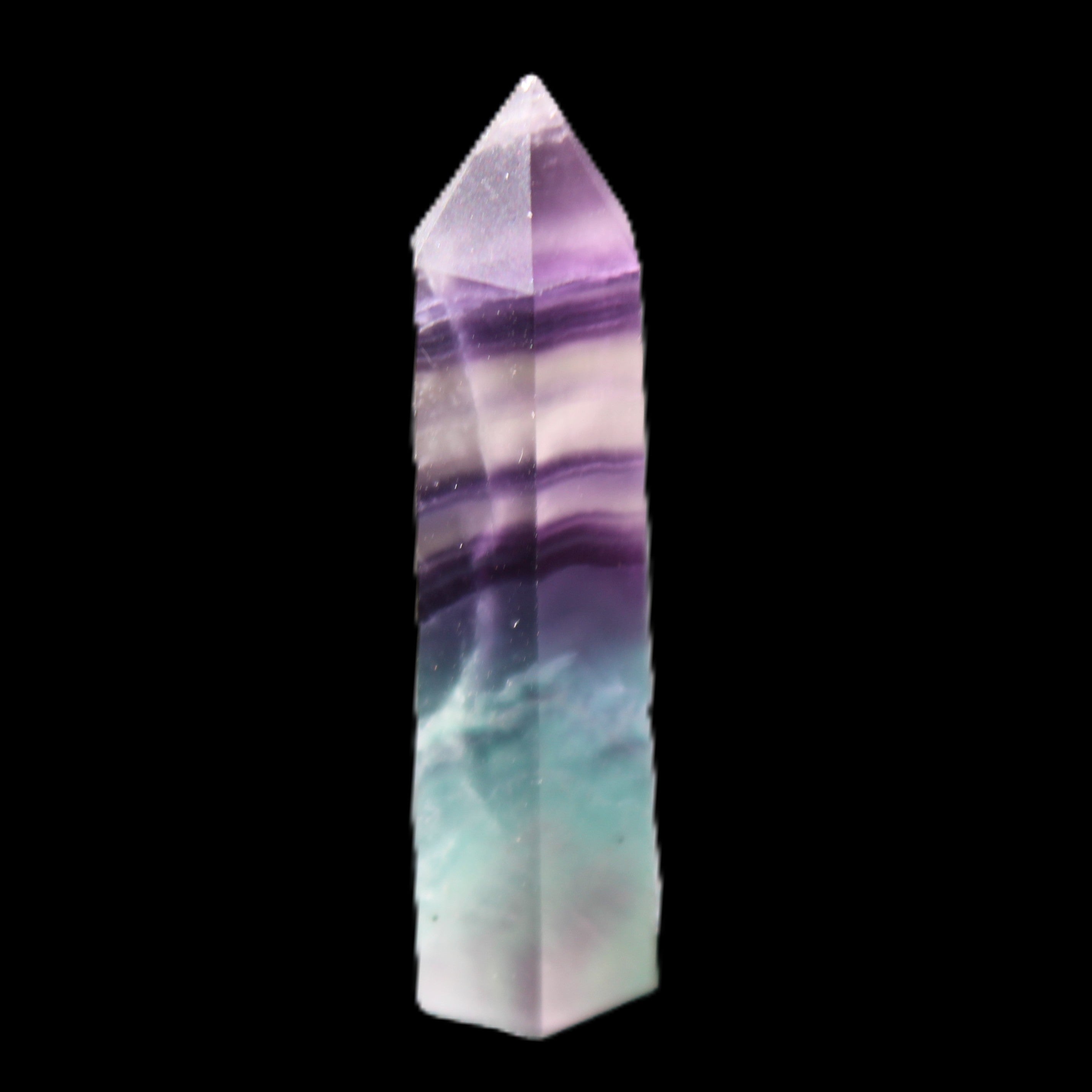 Fluorite wand 45-50mm 14-15g in sunlight - Rocks and Things Store