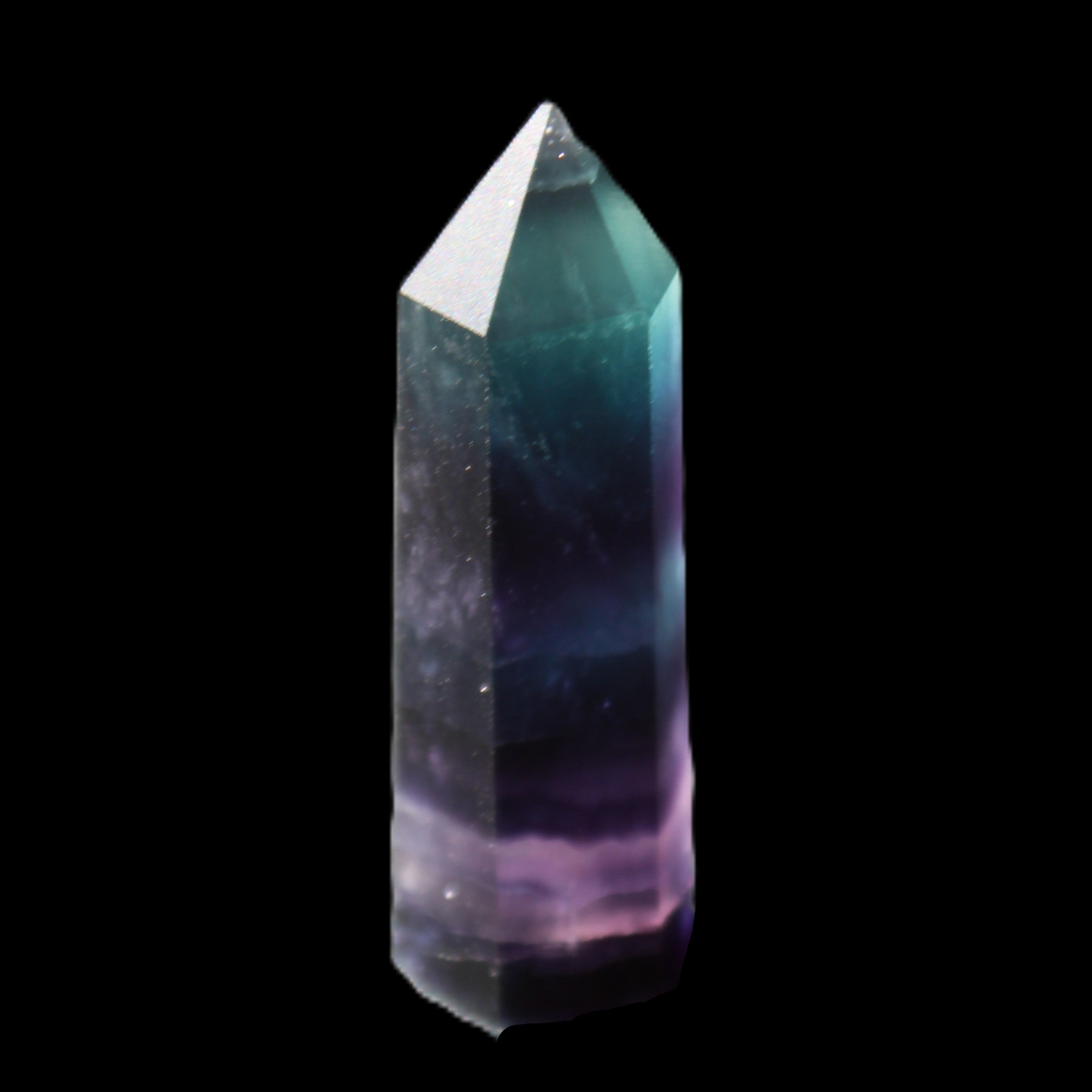 Fluorite wand 45-50mm 14-15g in sunlight - Rocks and Things Store