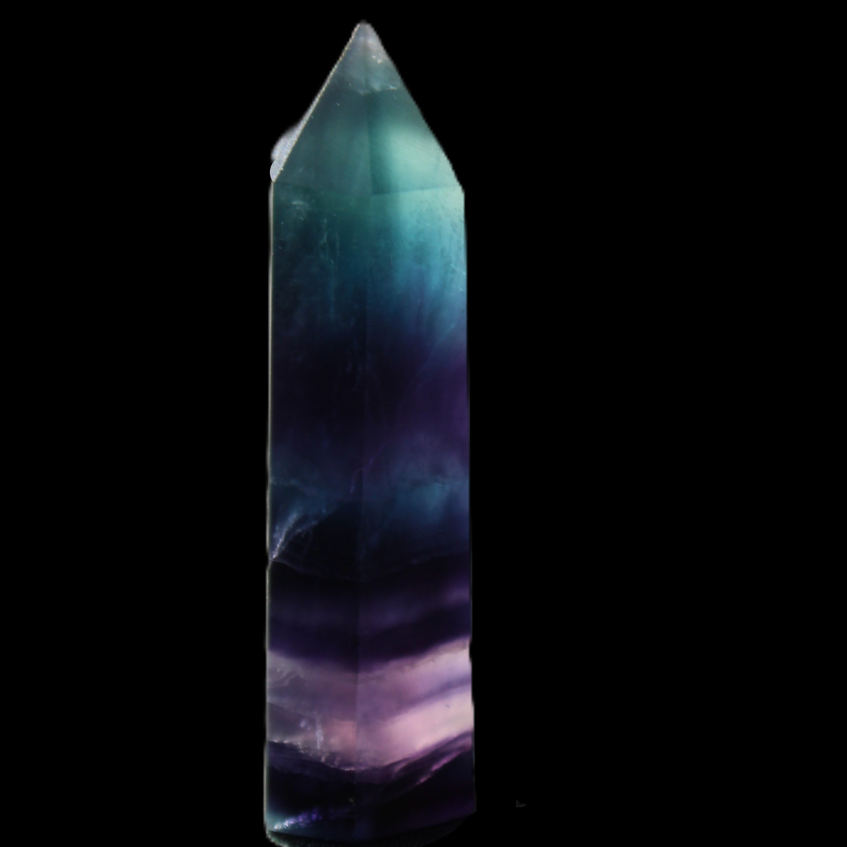 Fluorite wand 45-50mm 14-15g in sunlight - Rocks and Things Store