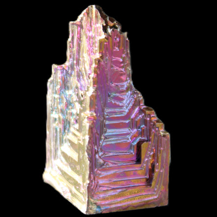 Bismuth crystal 34mm 22g in sunlight - Rocks and Things Store