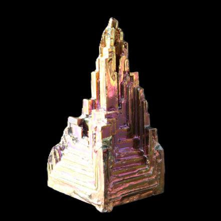 Bismuth crystal 39mm 26.8g in sunlight - Rocks and Things Store