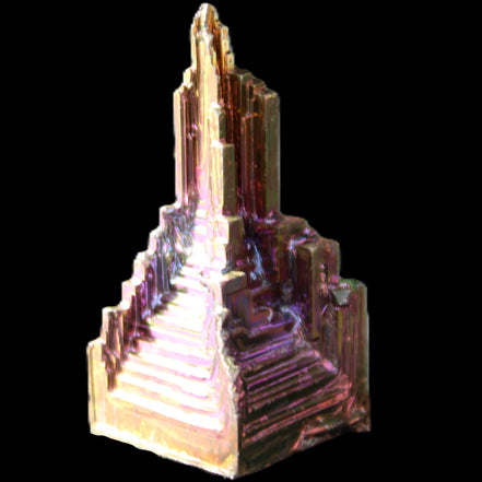 Bismuth crystal 39mm 26.8g in sunlight - Rocks and Things Store