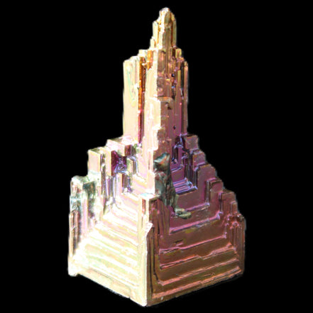 Bismuth crystal 39mm 26.8g in sunlight - Rocks and Things Store