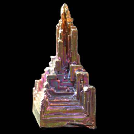 Bismuth crystal 39mm 26.8g in sunlight - Rocks and Things Store