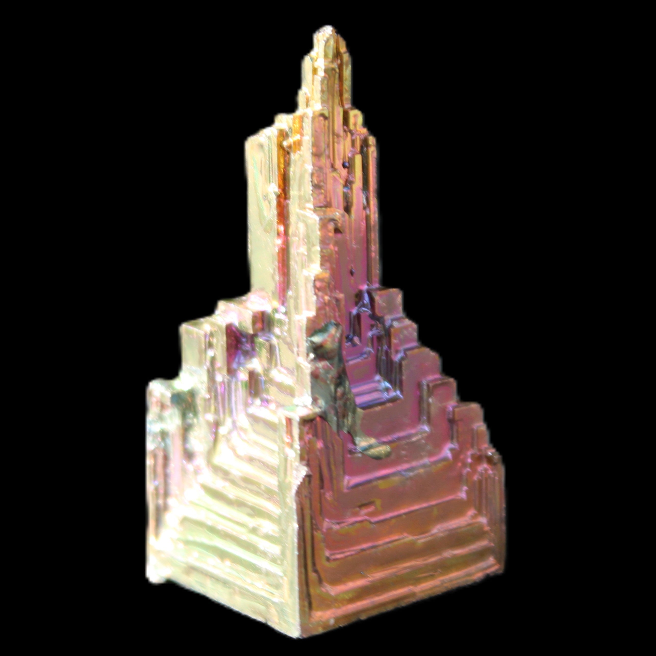 Bismuth crystal 39mm 26.8g in sunlight - Rocks and Things Store