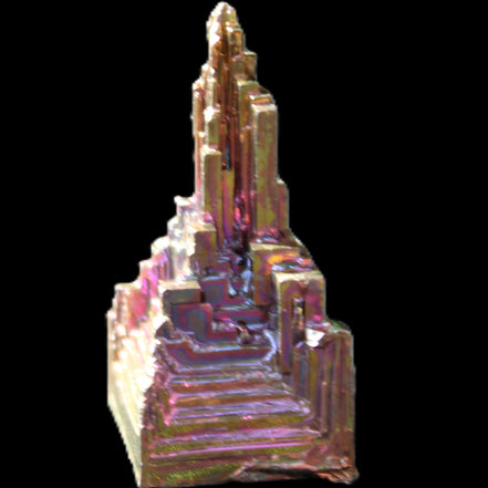 Bismuth crystal 39mm 26.8g in sunlight - Rocks and Things Store