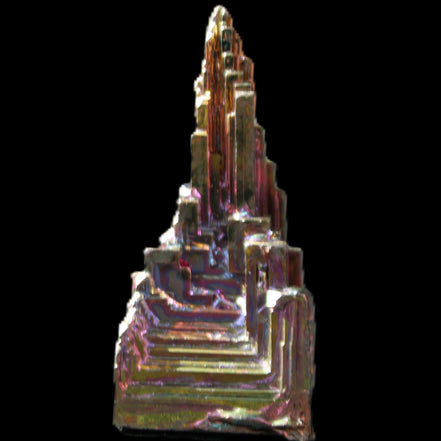 Bismuth crystal 39mm 26.8g in sunlight - Rocks and Things Store