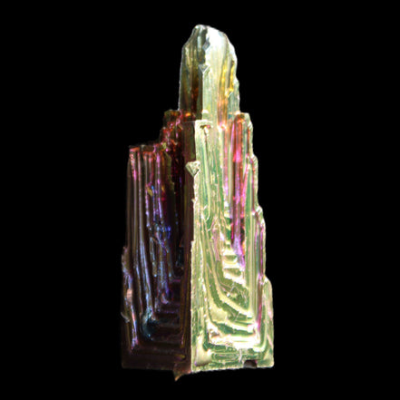 Bismuth crystal 45mm 28.6g in sunlight - Rocks and Things Store