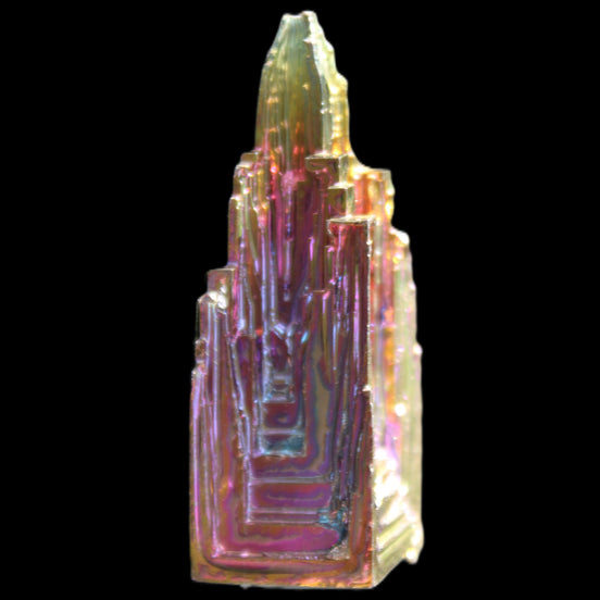 Bismuth crystal 45mm 28.6g in sunlight - Rocks and Things Store