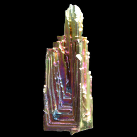 Bismuth crystal 45mm 28.6g in sunlight - Rocks and Things Store