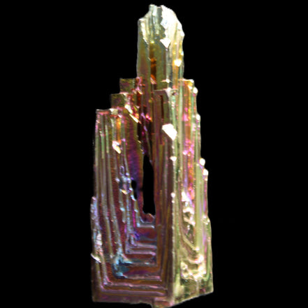 Bismuth crystal 45mm 28.6g in sunlight - Rocks and Things Store