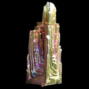 Bismuth crystal 45mm 28.6g in sunlight - Rocks and Things Store