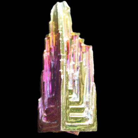 Bismuth crystal 45mm 28.6g in sunlight - Rocks and Things Store