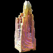 Bismuth crystal 45mm 28.6g in sunlight - Rocks and Things Store