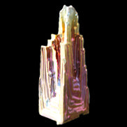 Bismuth crystal 45mm 28.6g in sunlight - Rocks and Things Store