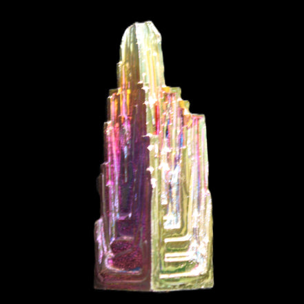 Bismuth crystal 45mm 28.6g in sunlight - Rocks and Things Store