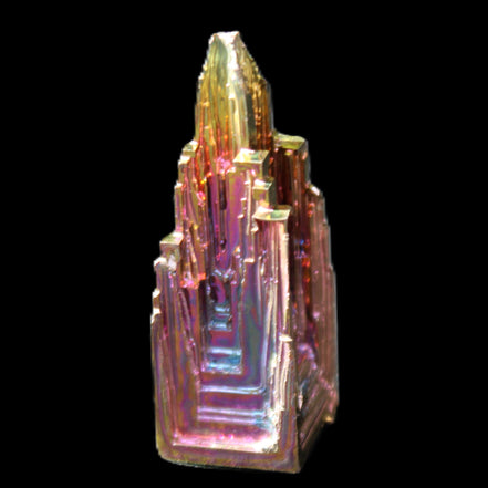 Bismuth crystal 45mm 28.6g in sunlight - Rocks and Things Store